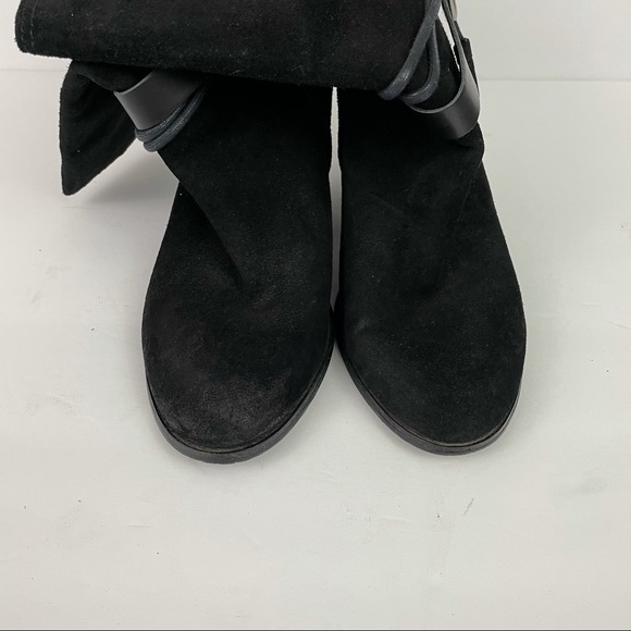 MIA Limited Toledoo Chelsea Black Suede Boot 10 - Picture 3 of 9